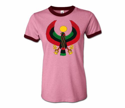 Women Heather Pink with Cardnal Trim T-Shirt