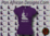 Women's Purple and Silver Maat T-Shirts with Glitter