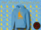 Women's Baby Blue and Gold Ma'at Hoodie with Glitter