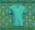 Men/Unisex Turquoise Heru V-Neck T-Shirt
