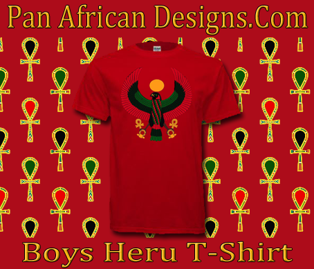 Boys Red Heru T-Shirt