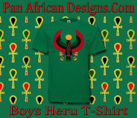 Boys Kelly Green Heru T-Shirt
