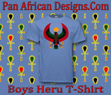 Boys Carolina Blue Heru T-Shirt
