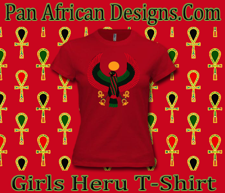 Girls Red Heru T-Shirt
