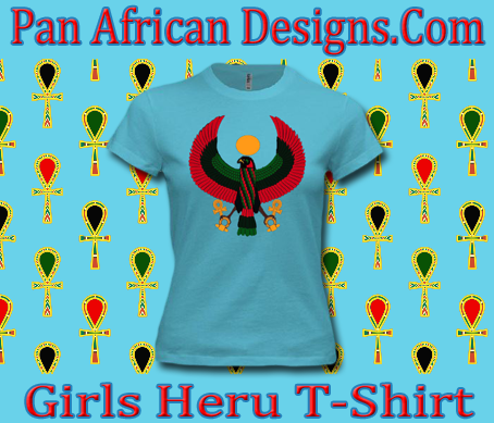 Girls Turquoise Heru T-Shirt