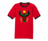 Men Red with Black Trim Heru T-Shirt