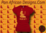 Women's Red and Gold Maat T-Shirts with Glitter