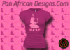 Women's Berry and Pink Maat T-Shirts with Glitter
