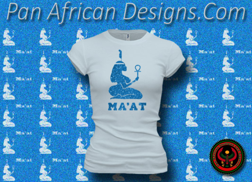 Women's Pale and Royal Blue Maat T-Shirts with Glitter
