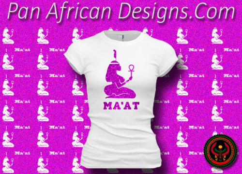 Women's White and Hot Pink Maat T-Shirts with Glitter
