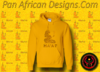Women's Gold and Gold Ma'at Hoodie with Glitter