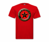 Men's Red with Black Star Heru T-Shirt