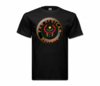 Men's Black Heru T-Shirt with Black Heru Seal Design