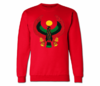Men's Red Heru Crewneck Sweatshirts