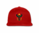 Men's Heru Red Flat Brim Baseball Hat