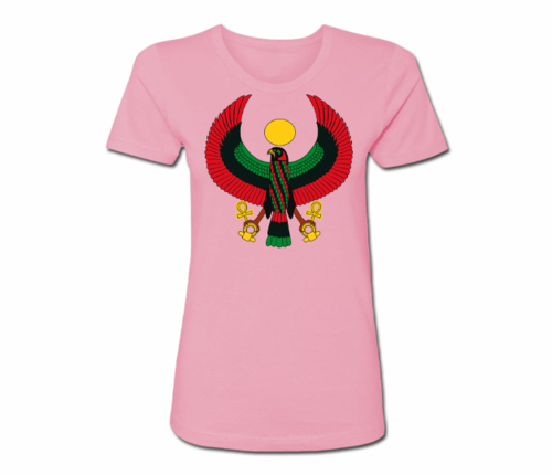 Women's Pink Heru Regular Fit T-Shirt