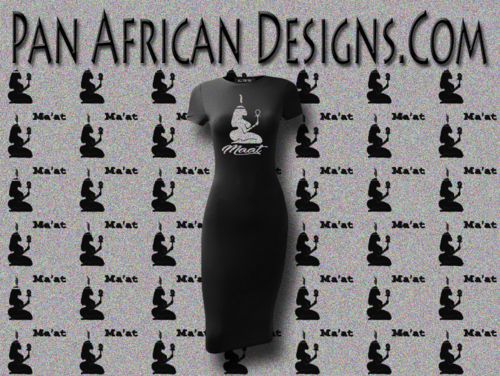 Women's Black with Silver Glitter Maat T-Shirt Dress
