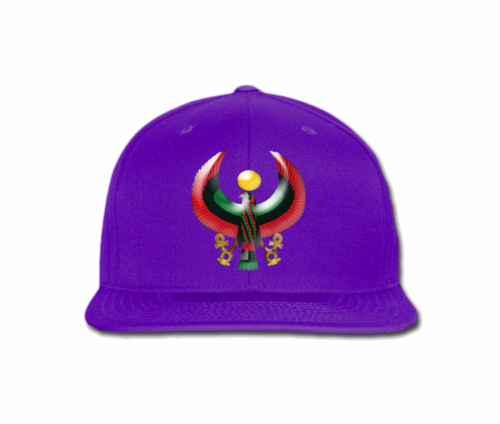 Men's Purple Heru Snap Back (Flexstyle Logo)