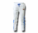 Men's White and Royal Blue Heru (Flex Logo) Slim Fit Lightweight Sweatpant (Draw String) Close