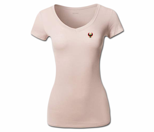 Women's Linen Heru V-Neck T-Shirt