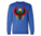 Women's Royal Blue Heru Crewneck Sweatshirt