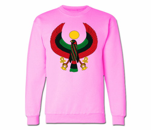 Women's Pink Heru Crewneck Sweatshirt