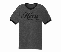 Men's Heru Apparel Ringer T-Shirt (Text)