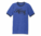Men's Heather Blue and Navy Blue Heru Apparel Ringer T-Shirt (Text)
