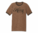 Men's Heather Brown and Brown Heru Apparel Ringer T-Shirt (Text)